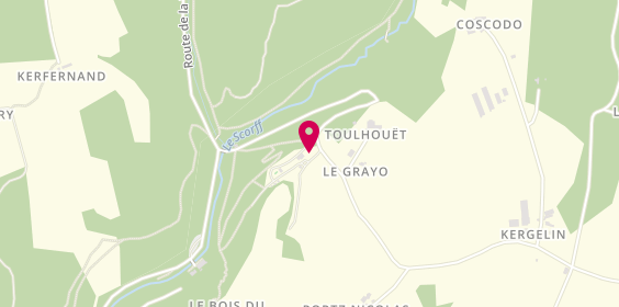 Plan de Camping de Pont Calleck, Le Grayo, 56240 Inguiniel