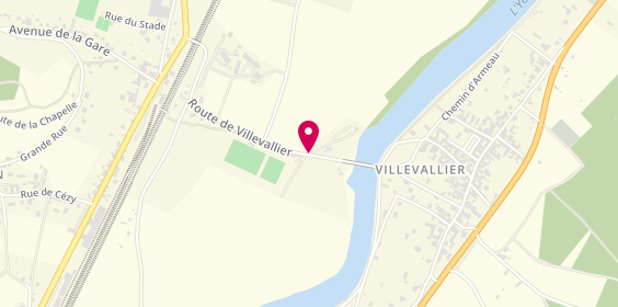 Plan de Yonne Kayak, au Pti Creux, la Buvet, Route de Villevallier, 89330 Saint-Julien-du-Sault