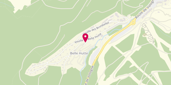 Plan de Camping de Belle Hutte : chalets et hébergements insolites, 1 Bis Vouillé de Belle-Hutte, 88250 La Bresse