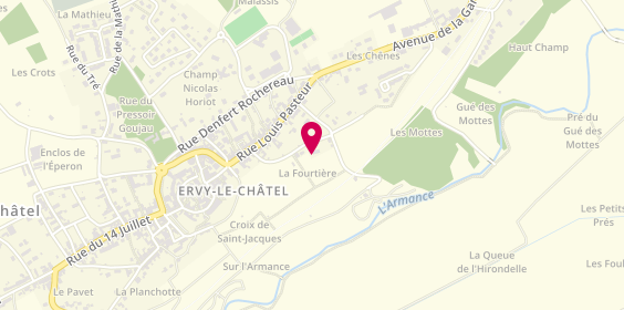 Plan de Camping Municipal, 1 Chemin Bourbiers, 10130 Ervy-le-Châtel