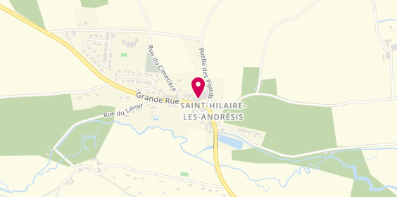 Plan de À l'Orée du Bois de Montalan, 15 le Camping, 45320 Saint-Hilaire-les-Andrésis