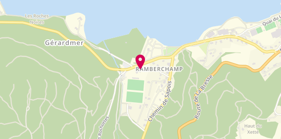 Plan de Camping de Ramberchamp, 21 chemin du Tour du Lac, 88400 Gérardmer