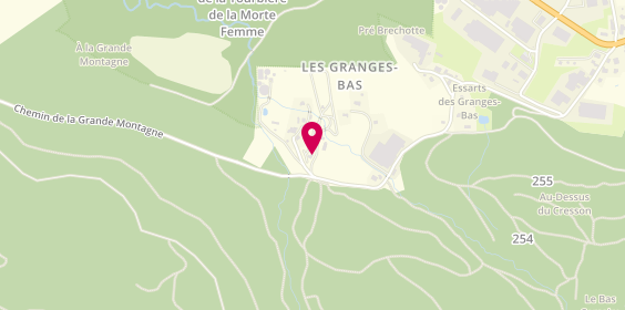 Plan de Camping Les Granges Bas, 116 chemin des Granges Bas, 88400 Gérardmer