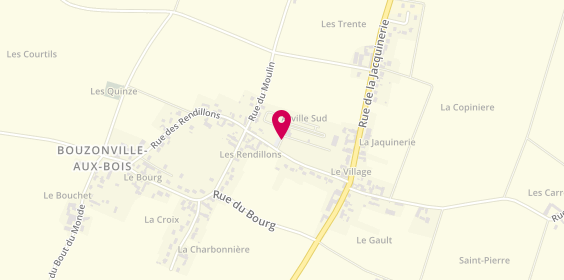 Plan de Camping ** le Clos des Tourterelles, 29 Rue des Rendillons, 45300 Bouzonville-aux-Bois