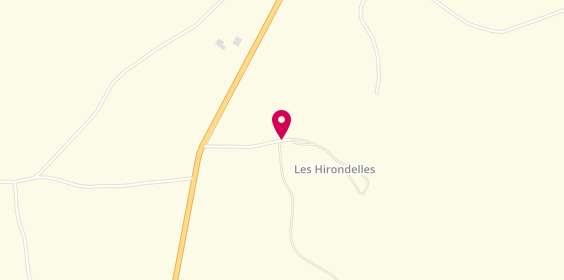 Plan de Camping les Hirondelles, Rue du Moulin de Dona, 52150 Bourg-Sainte-Marie
