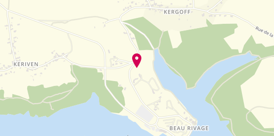 Plan de Locations Village du Nautic Guerledan, Route de Beau Rivage, 22530 Caurel