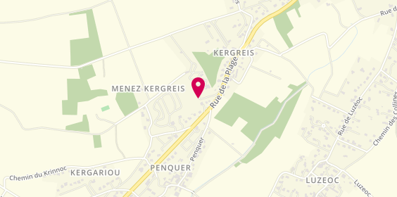 Plan de Camping Armorique, 112 Rue Plage, 29560 Telgruc-sur-Mer