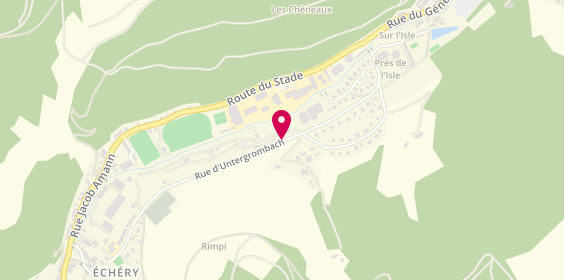 Plan de Camping Les Reflets du Val d'Argent, 20 Rue d'Untergrombach, 68160 Sainte-Marie-aux-Mines