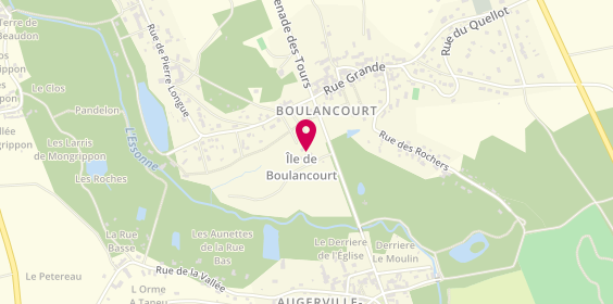 Plan de Ile de Boulancourt, 6 Allée des Marronniers, 77760 Boulancourt