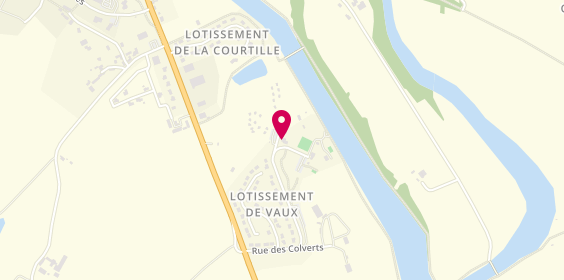 Plan de Camping le Parc de Vaux, 35 Rue des Colverts, 53300 Ambrières-les-Vallées
