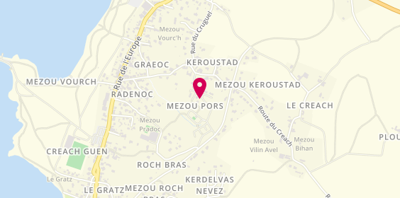Plan de Les Jardins de Kergroadez, 25 Rue Keroustad, 29840 Porspoder