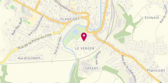 Plan de Camping Les Vergers, Allée du Verger, 22130 Plancoët