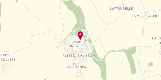 Plan de Village de Yourtes | Camping Beaussais | Glamping Bretagne, Le Bourg, 22650 Beaussais-sur-Mer
