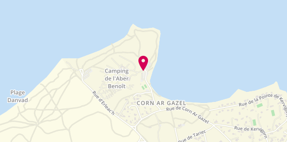 Plan de Camping de l'Aber Benoit, 89 Rue de Corn Ar Gazel, 29830 Saint-Pabu