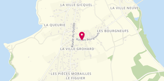 Plan de Camping la Presqu'Ile, 11 Rue des Bourgneufs, 22750 Saint-Jacut-de-la-Mer