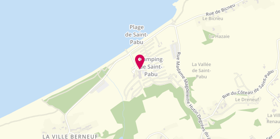 Plan de Camping Saint Pabu Plage, Plage de Saint Pabu, 22430 Erquy
