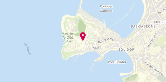 Plan de Camping Municipal de la Cite d'Alet, Allée Gaston Buy, 35400 Saint-Malo