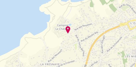 Plan de Camping le Chatelet, Rue des Nouettes, 22380 Saint-Cast-le-Guildo