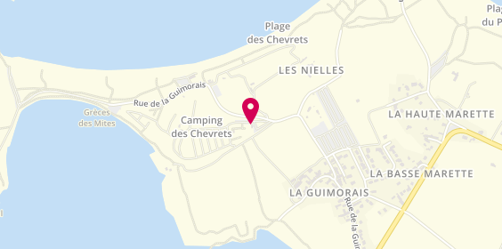 Plan de Camping des Chevrets, 38 Rue De
La Guimorais, 35350 Saint-Coulomb