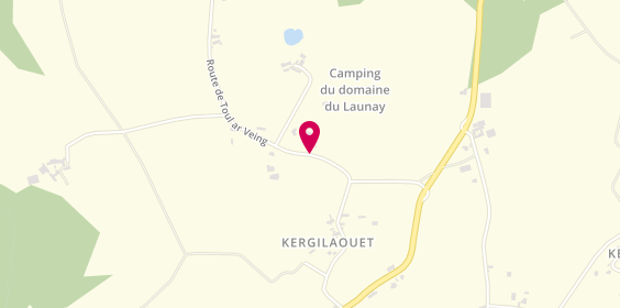 Plan de Camping Domaine du Launay, 11 Route de Toul Ar Veing, 22470 Plouézec