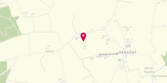 Plan de Camping le Coq Hardi, Route du Chef du Bois, 22450 La Roche-Jaudy
