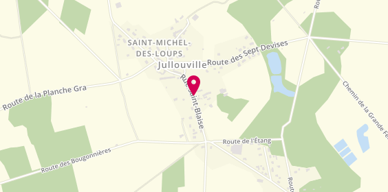 Plan de Camping la Chaumière, 680 Route Ferrière, 50740 Jullouville