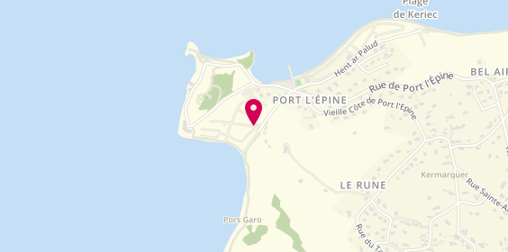 Plan de RCN Camping de Port l'Epine, 10 Ven. Pors Garo, 22660 Trélévern