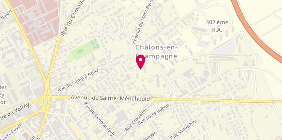 Plan de Camping de Chalons en Champagne, Camping de Chalons en Champagne
Avenue des Allies, 51000 Châlons-en-Champagne