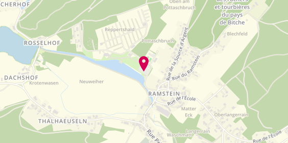 Plan de Camping Ramstein Plage, Rue du Ramstein, 57230 Baerenthal