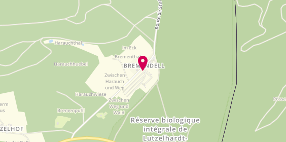 Plan de Restaurant, Camping**, Cave à vins La Bremendell, 3 Route de la Bremendell, 57230 Sturzelbronn