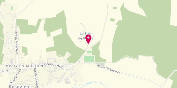 Plan de Le Bois de Rosoy, 4 chemin des Gendarmes, 60620 Rosoy-en-Multien