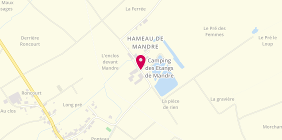 Plan de Aire Naturelle des Etangs de Mandre, 2 Rue du Moulin, 55400 Châtillon-sous-les-Côtes