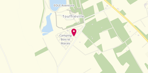 Plan de Camping Bois et Marais, La Butte Verte, 14940 Touffréville