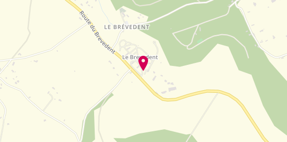 Plan de Camping le Brévedent, Route du Pin, 14130 Le Brévedent