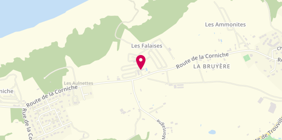Plan de Camping Capfun Falaises, 1382 Route de la Corniche Auberville
1382 Route de la Corniche, 14510 Gonneville-sur-Mer
