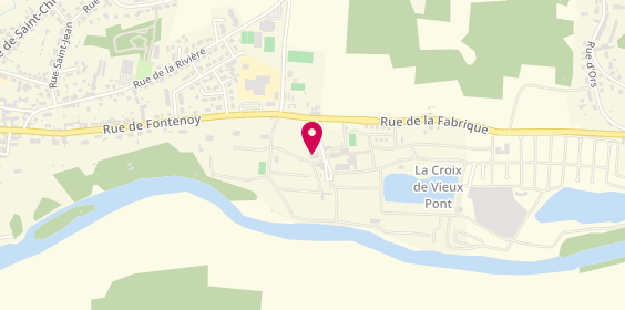 Plan de La Croix du Vieux Pont, 8 Rue de la Fabrique, 02290 Berny-Rivière