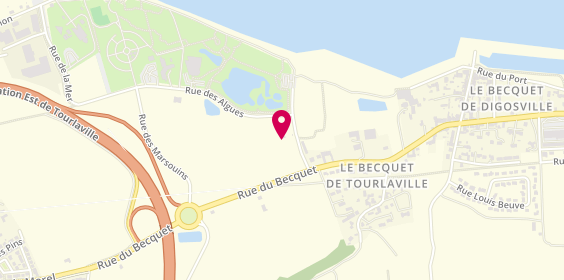 Plan de Camping Cotentin, Rue des Dauphins, 50110 Cherbourg-en-Cotentin