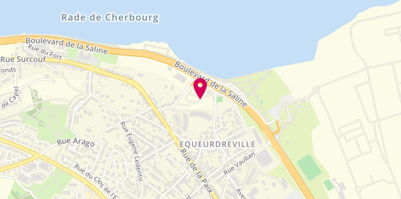 Plan de Camping de la Saline, Rue Bourgeois, 50120 Cherbourg-en-Cotentin