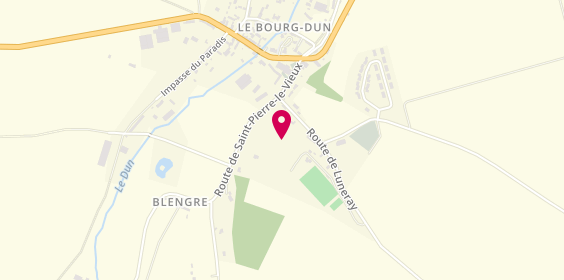 Plan de Camping Les Garennes de la Mer, 12 Route de Luneray, 76740 Le Bourg-Dun