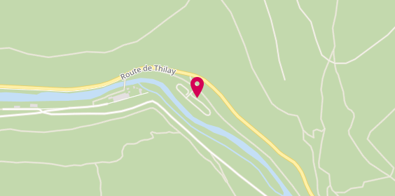 Plan de Camping des Rapides de Phades, Route de Thilay, 08800 Monthermé