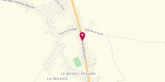 Plan de Camping la Berquerie, Rue Rene Delcourt, 76260 Mesnil Réaume