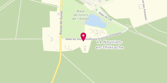 Plan de Camping du Lac de Conde, Route Guise Allée Sous Lieut F d'Orléans, 02170 Le Nouvion-en-Thiérache