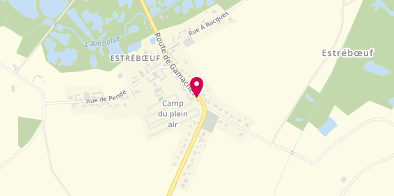 Plan de Camping du Plein Air, 402 Rue Gamaches, 80230 Estrébœuf