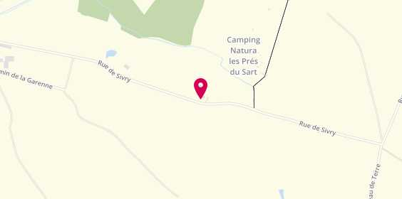 Plan de Camping Natura - Les Pres du Sart, 1395 Rue de Sivry, 59740 Beaurieux