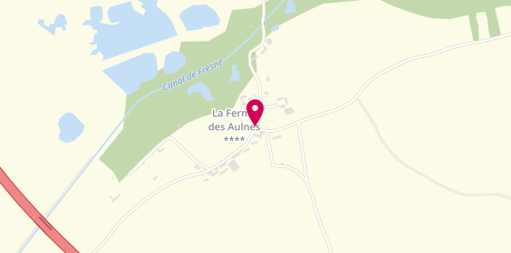 Plan de Camping Clicochic Ferme des Aulnes, Marais de Fresne, 80120 Nampont