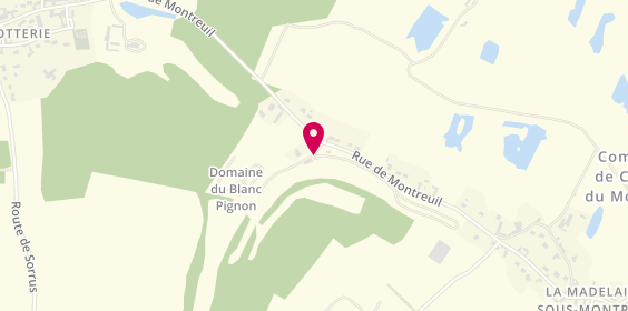 Plan de Domaine du Blanc Pignon, 1056 Rue de Montreuil, 62170 La Caloterie