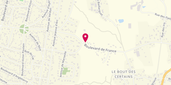 Plan de Domaine de l'Abri Côtier, 1040 Boulevard de France, 62780 Cucq