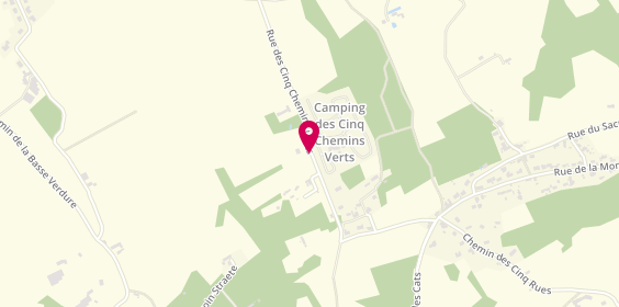 Plan de Camping des Cinq Chemins Verts, 688 Rue des 5 Chemins Verts, 59299 Boeschepe
